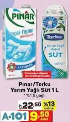 TORKU YARIM YAĞLI SÜT